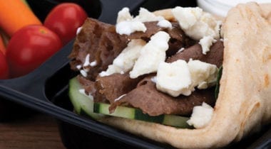 beef gyro packed lunch
