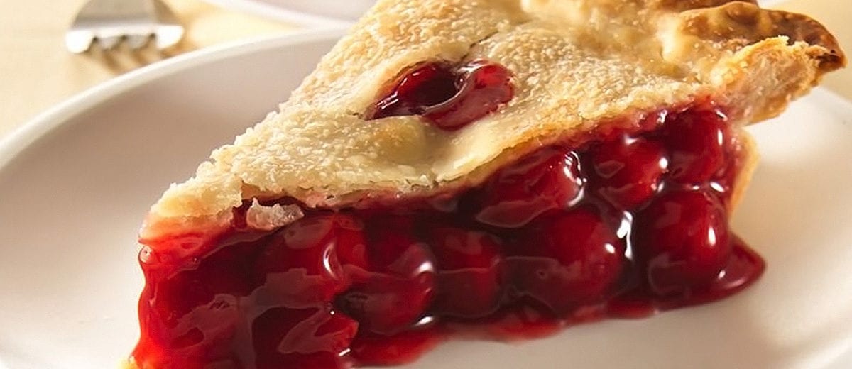 cherry pie slice