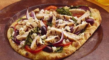 greek chicken pizza