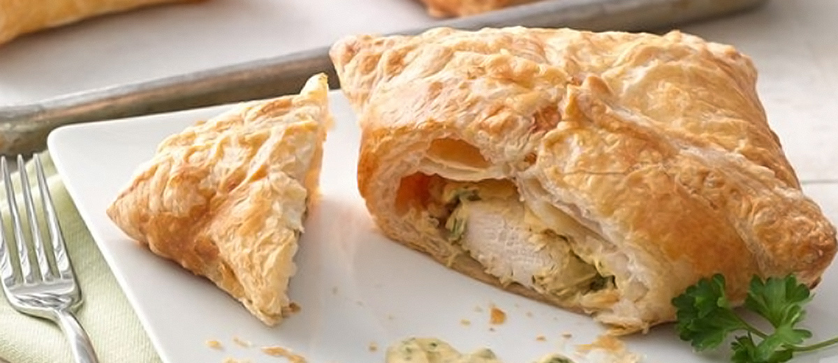 chicken dijon in puff pastry