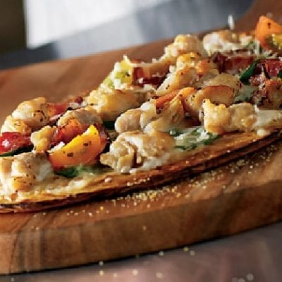 chicken flatbread pizza