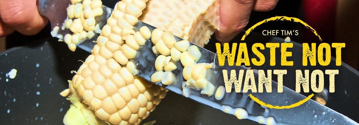 corn cob, waste-not want-not graphic