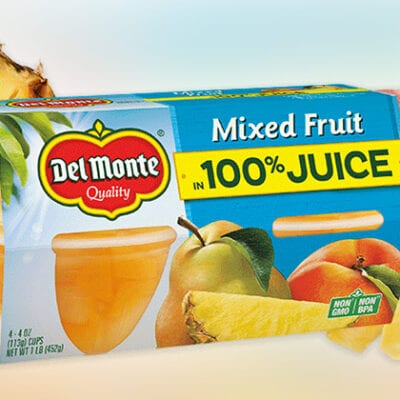 Delmonte Fruit Cups 4pack