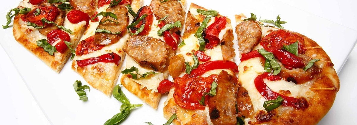 roasted tomato Italian flatbread