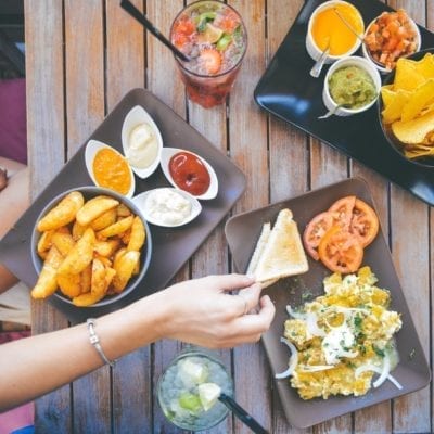 table of appetizers