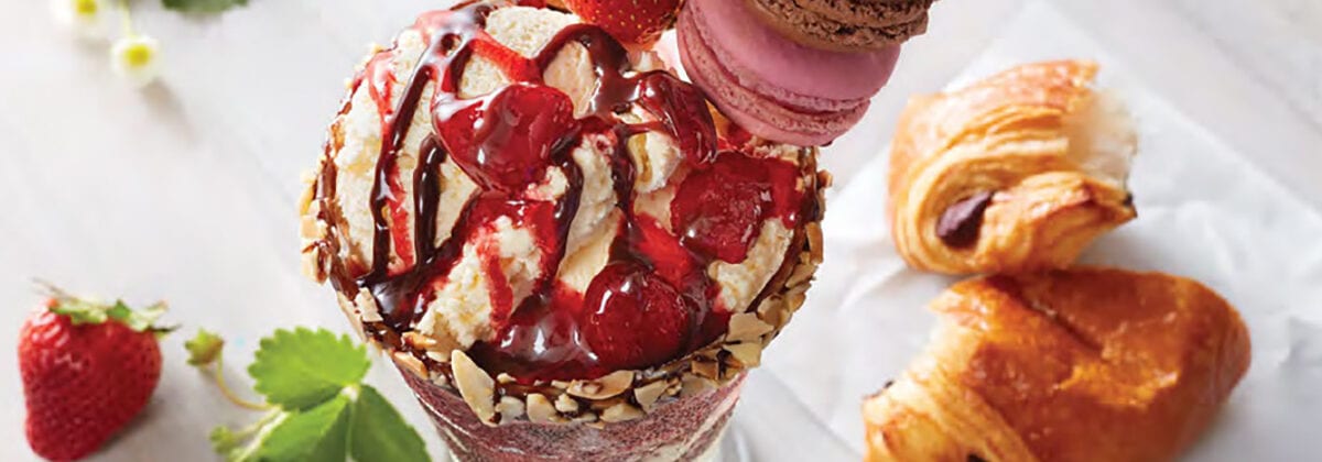 Parisian Ice cream Sundae