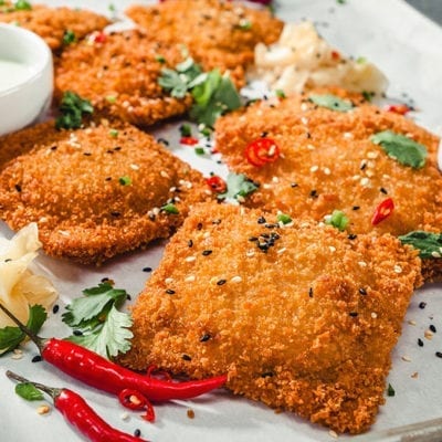 fried pork cutlets entree