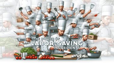 illustrated graphic of chefs doing prep work