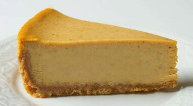 Pumpkin Cheesecake Slice