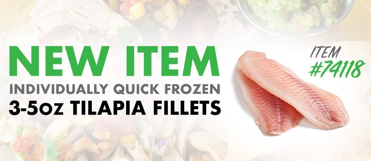 new item graphic, fish filets