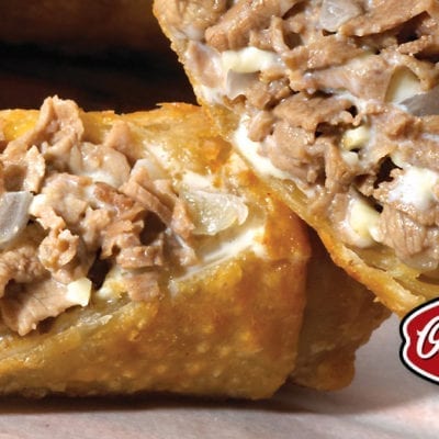 original philly cheesesteak egg rolls