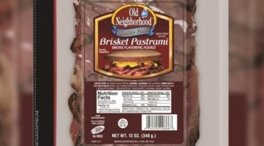 old neighborhood sliced pastrami