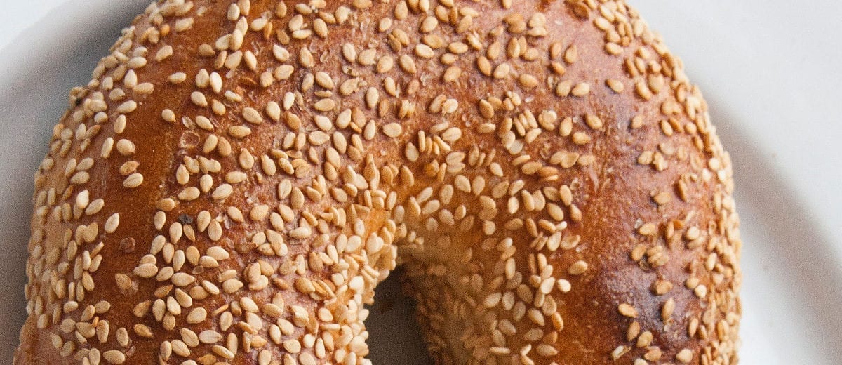 sesame seed bagel