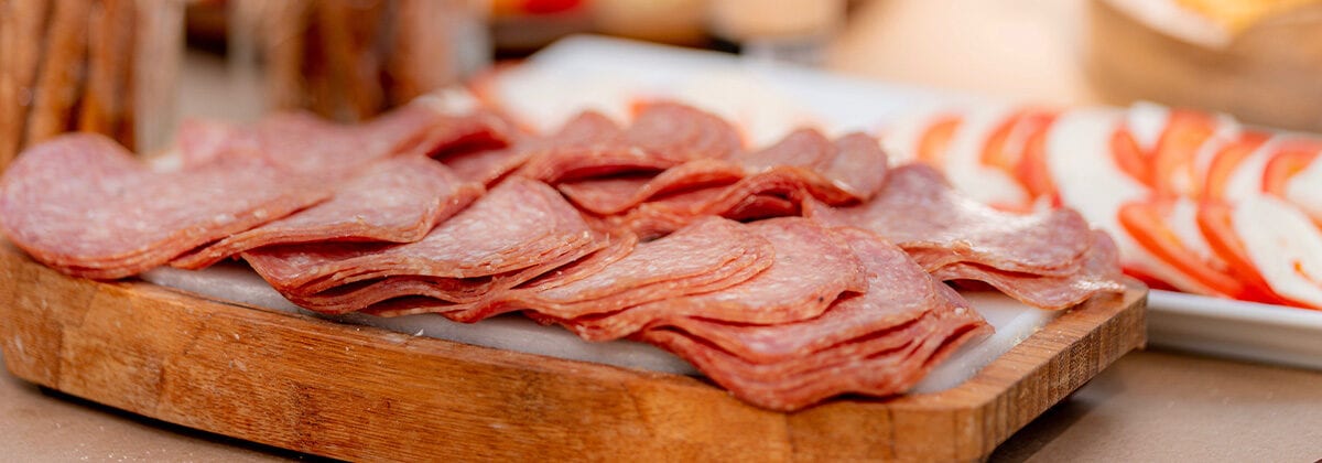 sliced salami