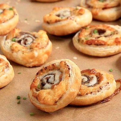 steak puff pastry roll