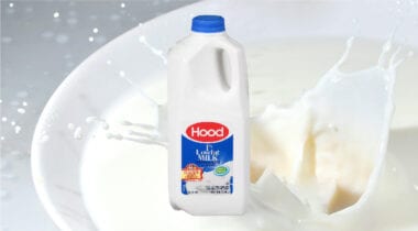 half gallon of hood milk