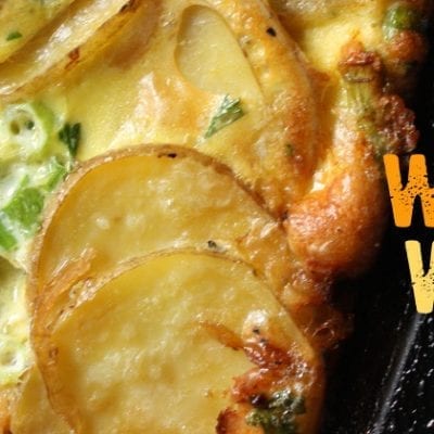 frittata, waste-not want-not banner