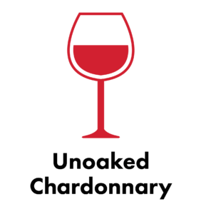 Unoaked chardonnary vector icon